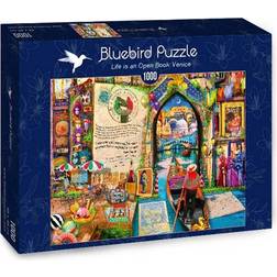 Bluebird Life is an Open Book Venice 1000 Pieces