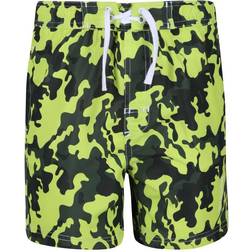 Regatta Kid's Skander II Swim Shorts - Racing Green Camo