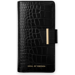 iDeal of Sweden Cora Phone Wallet Jet Black Croco