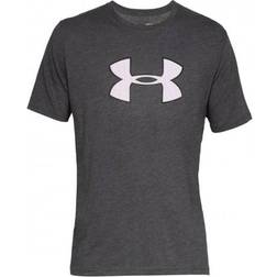 Under Armour Big Logo Short Sleeve T-shirt - Charcoal Medium Heather/White