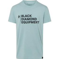 Black Diamond Stacked Logo T-shirt - Blue Ash