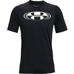 Under Armour Tech 2.0 Circuit Short Sleeve Men - Black/White