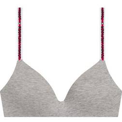 Tommy Hilfiger Lightly Lined Triangle Bra - Mid Grey Heather