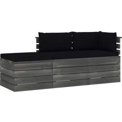 vidaXL 3063738 Loungesett, Bord inkl. 2 Soffor