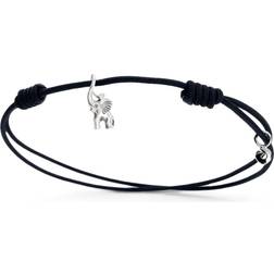 Ole Lynggaard Elephant Charm Bracelet - Blue/Silver/Diamond