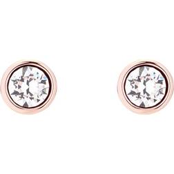 Ted Baker Boucles oreilles Femme TBJ1084-24-02 Transparent, Doré rose