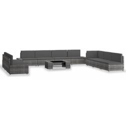 vidaXL 3054610 Outdoor Lounge Set, 1 Table incl. 9 Sofas