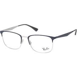 Ray-Ban RB6421 Monture Gris sur Argent Verres Incolore polarisé 52-18