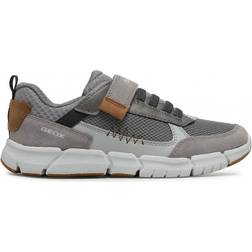 Geox Boy's Flexyper - Grey/Cognac