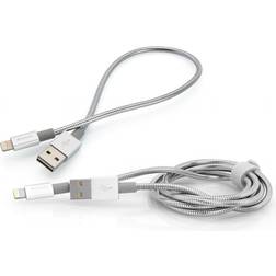 Verbatim 2USB A-2Lightning 1m