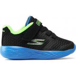 Skechers Infant GoRun 600 - Black/Blue/Lime