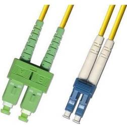 MicroConnect Singlemode OS2 9/125 LC / APC - SC / UPC 0.5m