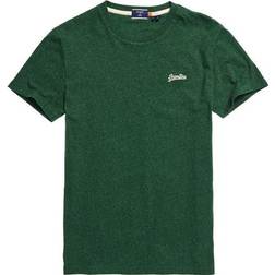 Superdry Organic Cotton Vintage Embroidery T-shirt - Willow Green Grit