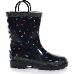 Regatta Kid's Minnow Printed Wellington Boots - Navy