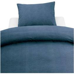 SoffaDirekt Washed Kuddöverdrag Blå (60x50cm)