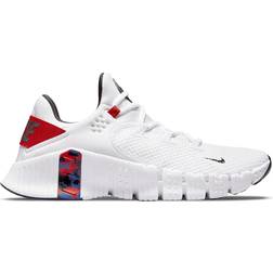 NIKE Free Metcon 4 - White/Gym Red/Deep Royal Blue/Black