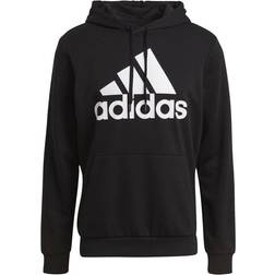 adidas Essentials Big Logo Hoodie - Black/White