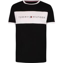 Tommy Hilfiger Flag Logo Crew Neck T-Shirt - Black