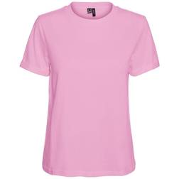 Vero Moda O Neck T-shirt - Pink/Pastel Lavender