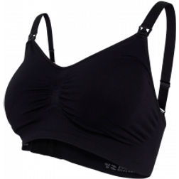 Carriwell Original Seamless Maternity & Nursing Bra Black