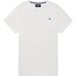 Hackett London Contrast Trim Logo T-shirt - White