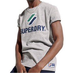 Superdry Sportstyle Classic T-shirt - Grey Slub Grindle