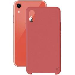 Ksix Funda para iphone xr, semirrígida, rojo