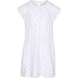 Trespass Kid's Short Sleeved Dress Round Neck Mesmerised - White