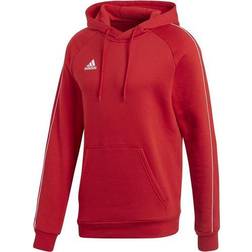 Adidas Core 18 Hoodie Men - Power Red/White