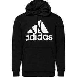 Adidas Essentials Fleece Big Logo Hoodie - Black/White