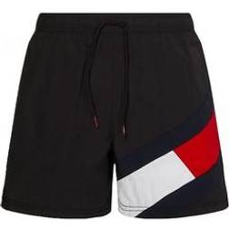 Tommy Hilfiger Solid Flag Zwemshorts - Zwart