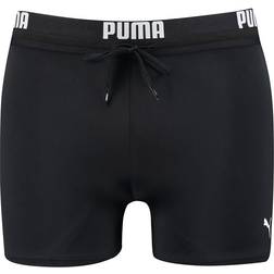 Puma Logo Short Length Swim Shorts Black Male