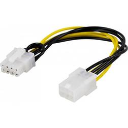 Deltaco 6-pin PCI-8-pin PCI 0.1m