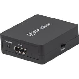 Manhattan HDMI-2xHDMI/USB Micro B F-F Adapter