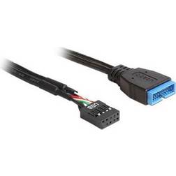 DeLock USB-USB M-F 3.0 0.3m