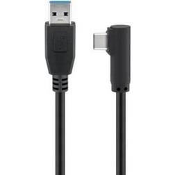 MicroConnect 90°Angled USB A - USB C 3.1 (Gen.1) 2m