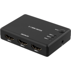Deltaco HDMI-3xHDMI F-F Adapter