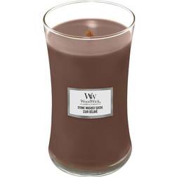 Woodwick Stone Washed Suede Large Doftljus 609g