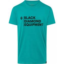 Black Diamond Stacked Logo T-shirt - Teal