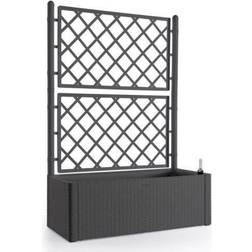 Stefanplast Natural Deluxe Flower Box with Trellis 43x100x142cm