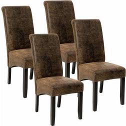 tectake 403628 Leather 4-pack Köksstol 106cm 4st