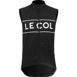 Le Col Sport Logo Gilet Men - Black