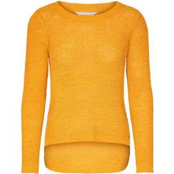 Only Texture Knitted Pullover - Yellow/Golden Yellow