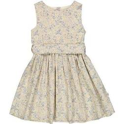 Wheat Oda Dress - Moonlight Flowers