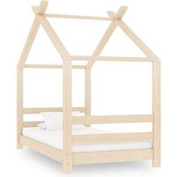 vidaXL Giroletto Per Bambini In Legno Massello Di Pino 70x140 cm 27.6x55.1"