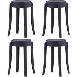 vidaXL Stackable Pallets 4pcs Bar Stool 46.5cm 4pcs