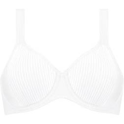 Triumph Modern Soft+Cotton Wired Bra - White