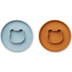 Liewood Gordon Plate Mr Bear 2-pack