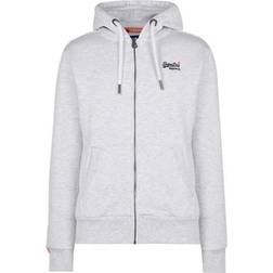 Superdry Orange Label Zip Hoodie - Ice Marl