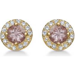 Mads Z Madeleine Earrings - Gold/Diamonds